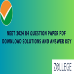 NEET 2024 Question Paper PDF with Answer Key R4 ZPYP
